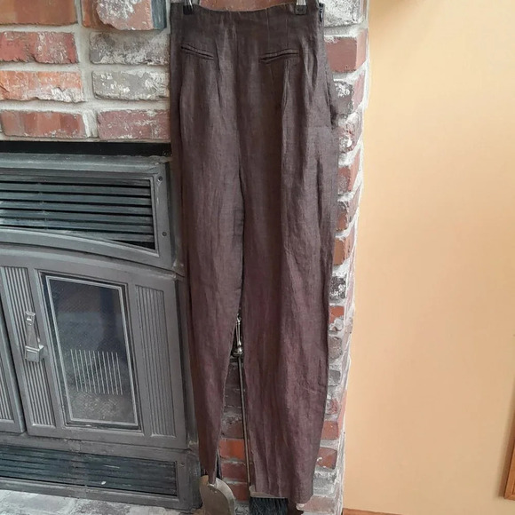 Vintage Franco Mirabelli Linen Pants - Picture 2 of 6